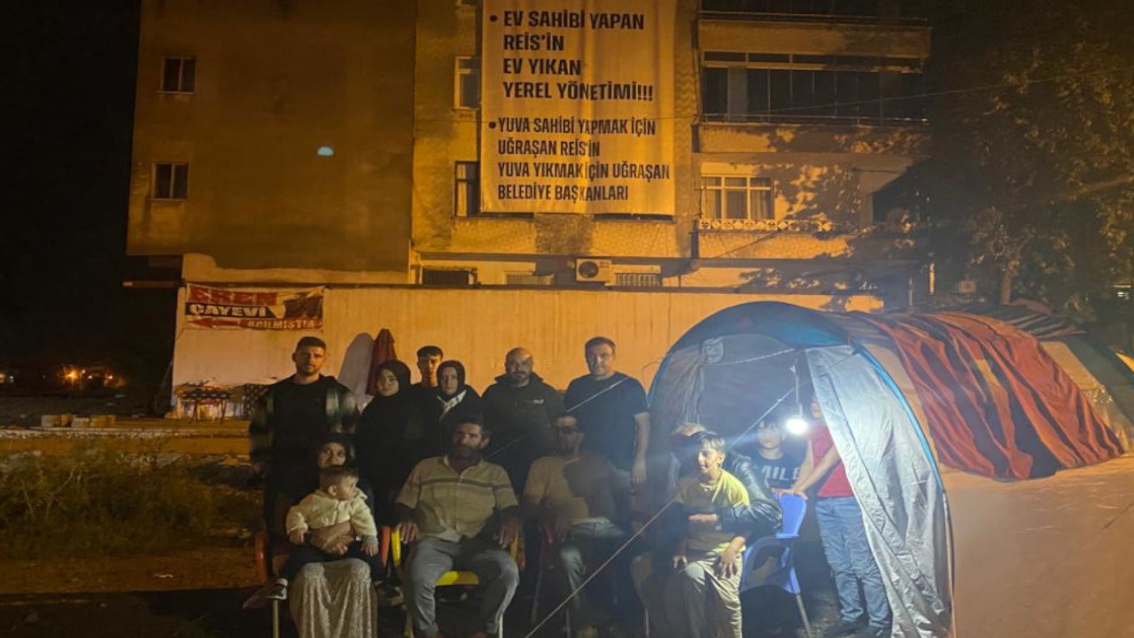 Samsun'da kamulaştırmaya karşı çadırlı eylem