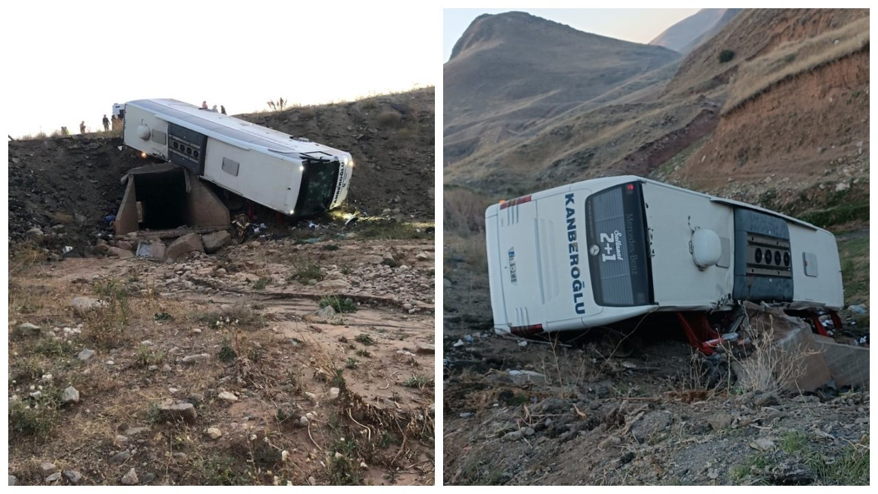 Erzurum'da yolcu otobüsü kazası: 3 ölü, 22 yaralı