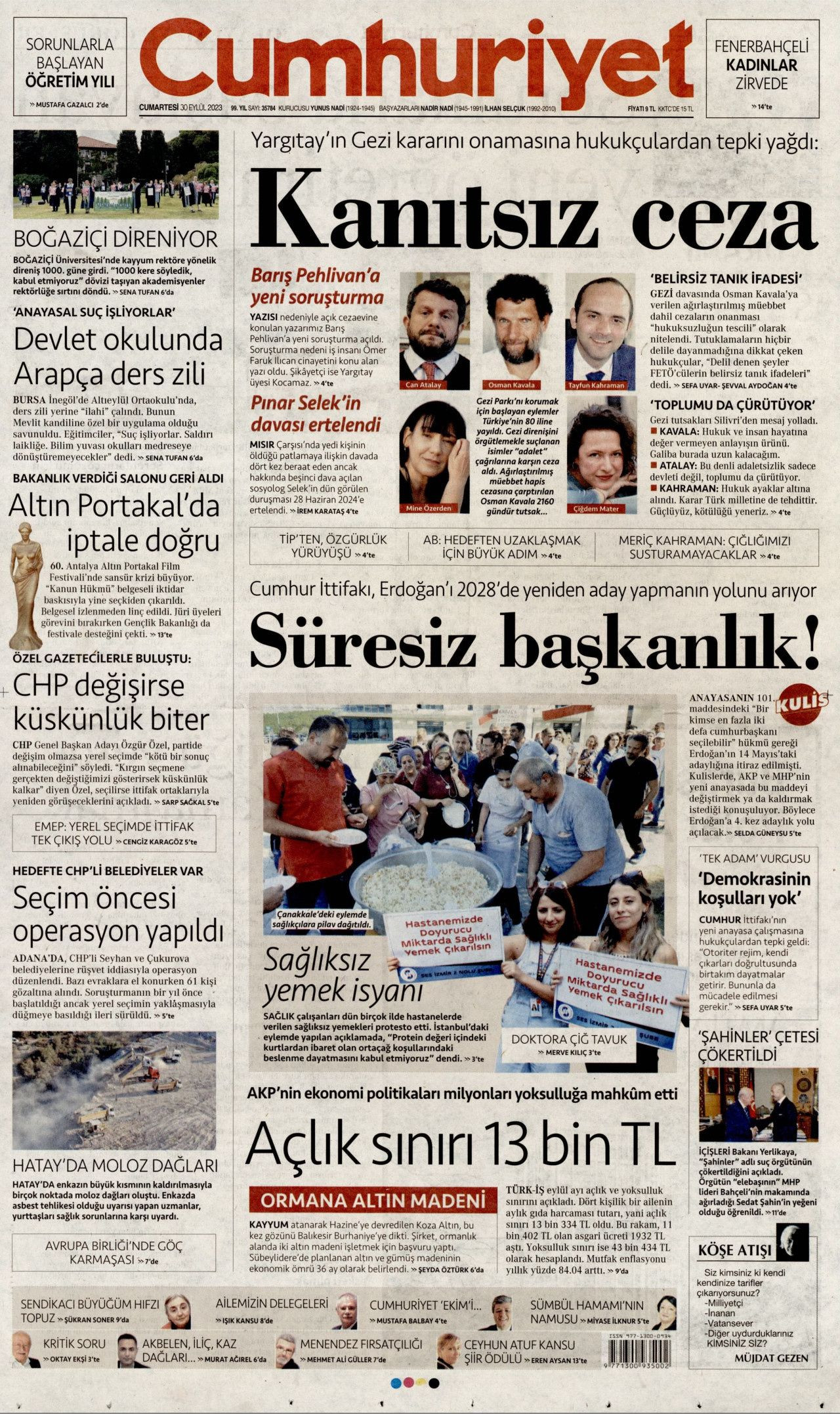 Günün manşetleri: 'Yoksulluk sınırı dört asgari ücret' - Sayfa 4