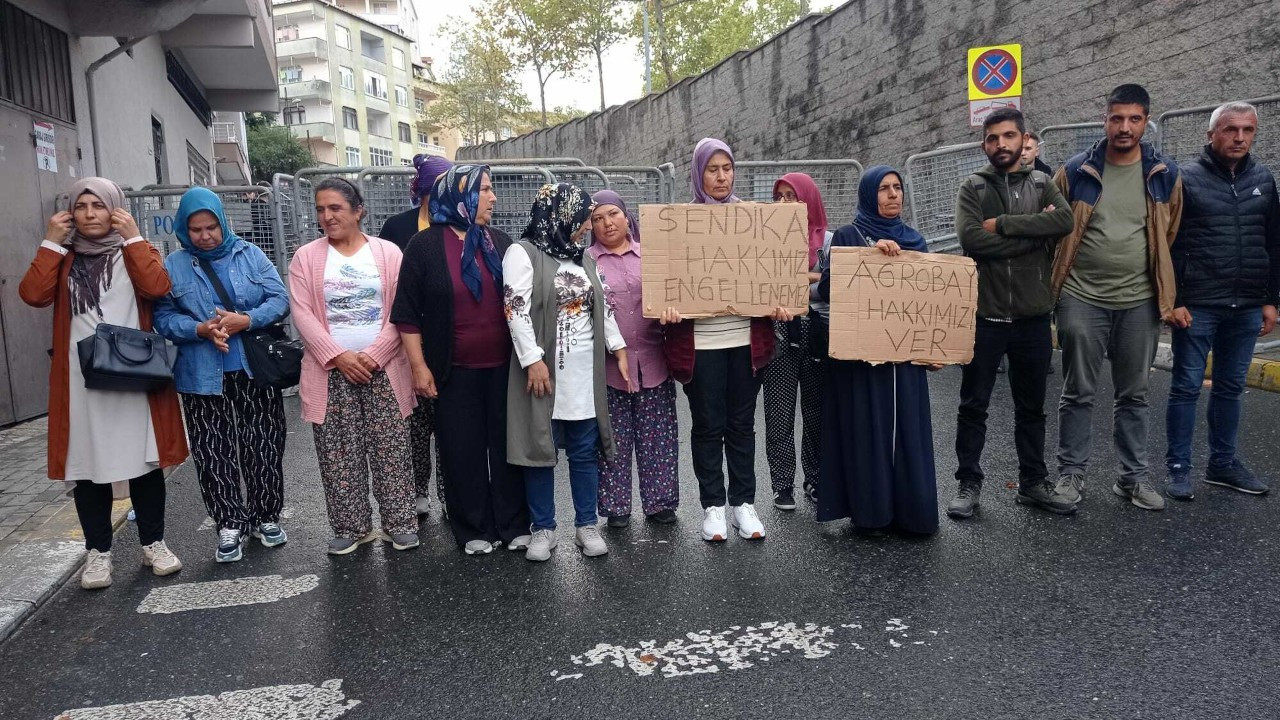 Agrobay işçilerinden İstanbul'daki dört konsolosluk önünde eylem