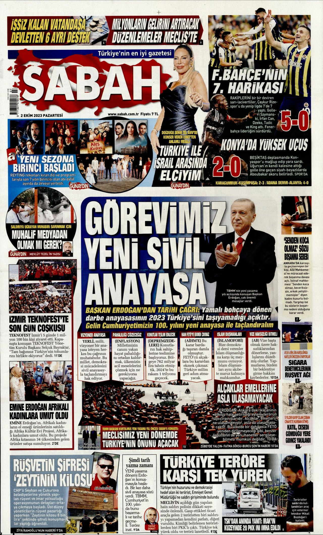 Günün manşetleri: Parti sloganlı anayasa isteği - Sayfa 2