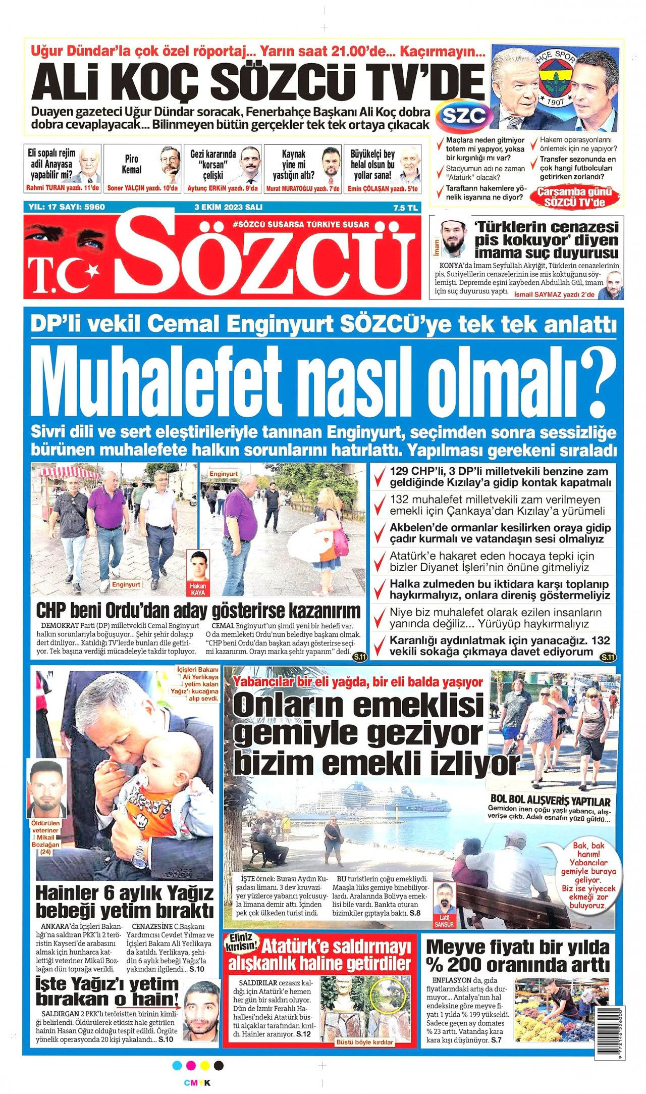 Günün manşetleri: 'Muhalefete baskı, kendine anayasa' - Sayfa 3