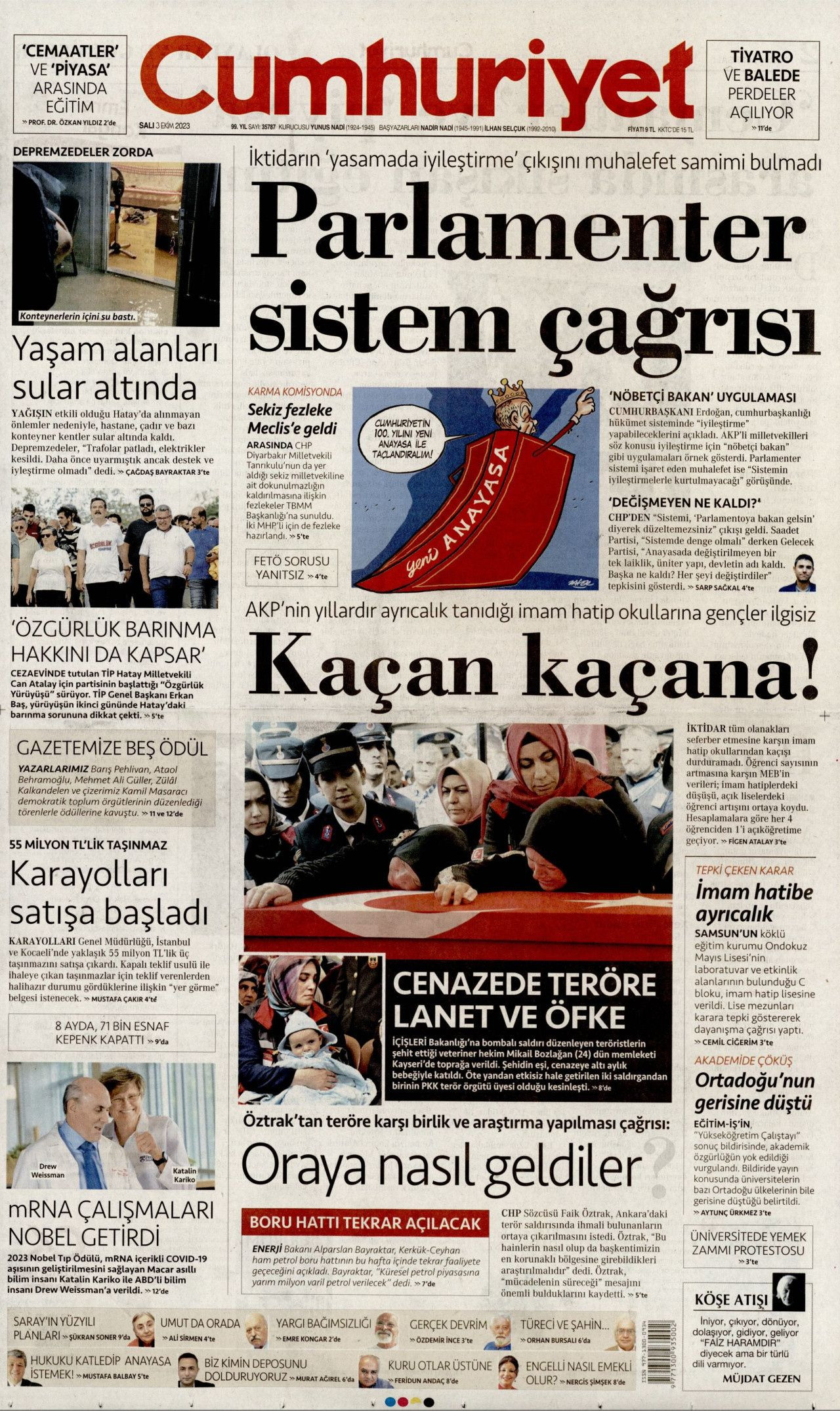 Günün manşetleri: 'Muhalefete baskı, kendine anayasa' - Sayfa 4