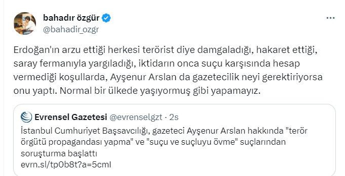 Ayşenur Arslan'ın gözaltına alınmasına tepkiler: 'Cafer Mahiroğlu RTÜK'e teslim olmuş' - Sayfa 2