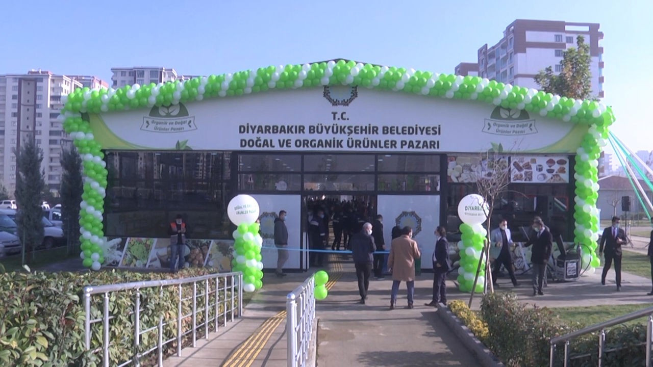 Diyarbakır’ın ilk organik ürün pazarı kapatıldı