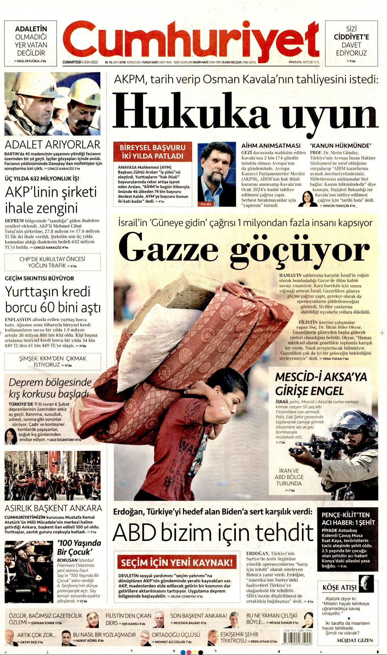 Günün manşetleri: 'Gazze göçüyor' - Sayfa 4