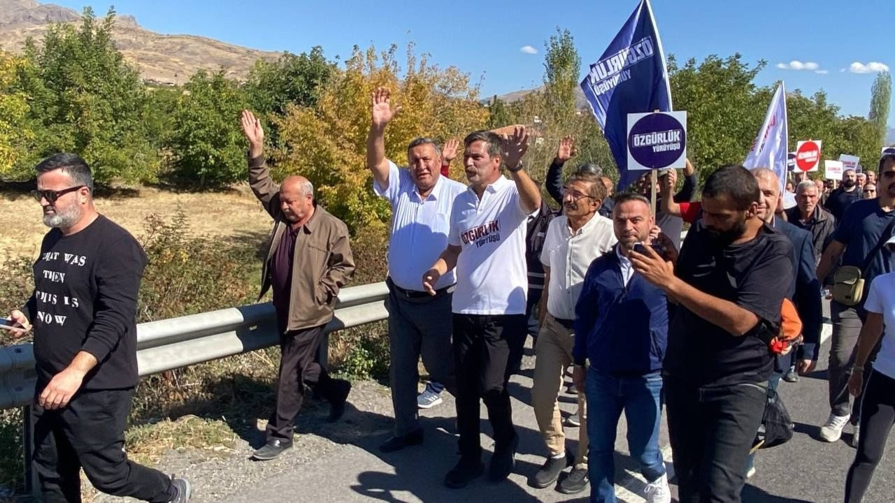 Erkan Baş, Amasra Maden Katliamı’nda ölen madenciler için yürüdü