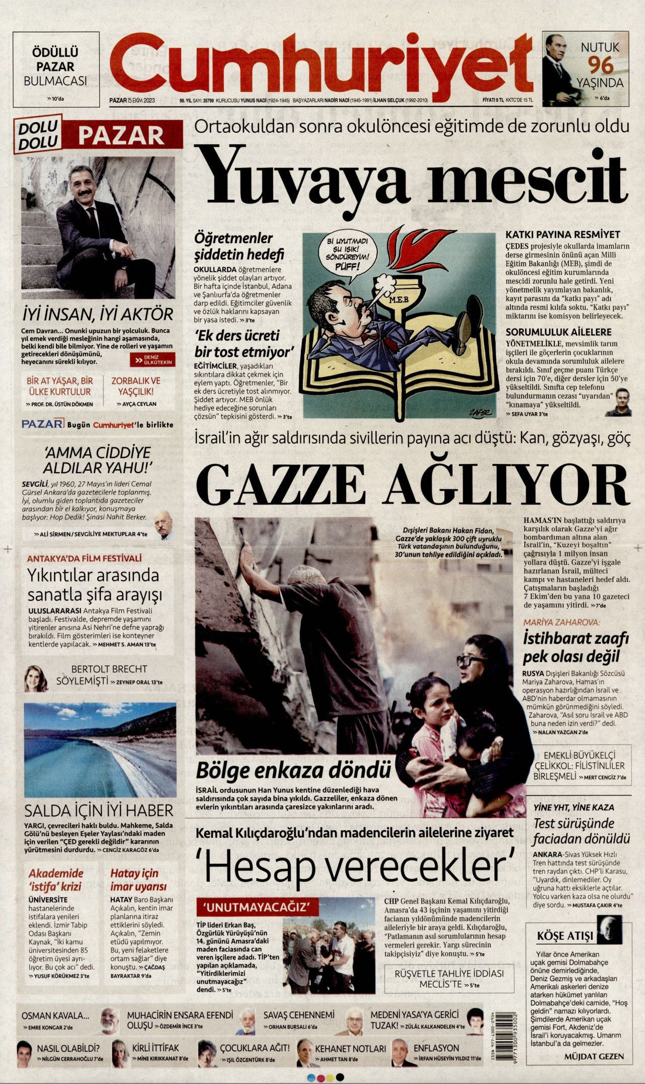 Günün manşetleri: Katliama 'muazzam' destek - Sayfa 4