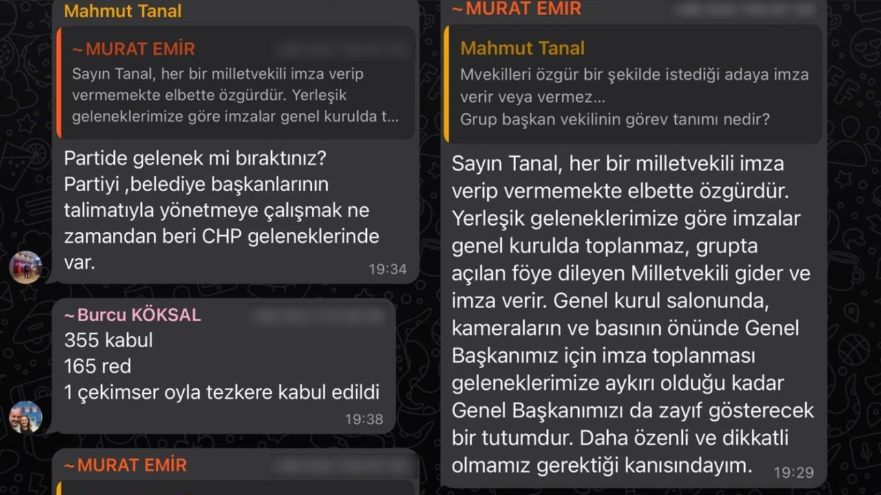 CHP'de imza toplama krizi: Whatsapp yazışmaları ortaya çıktı