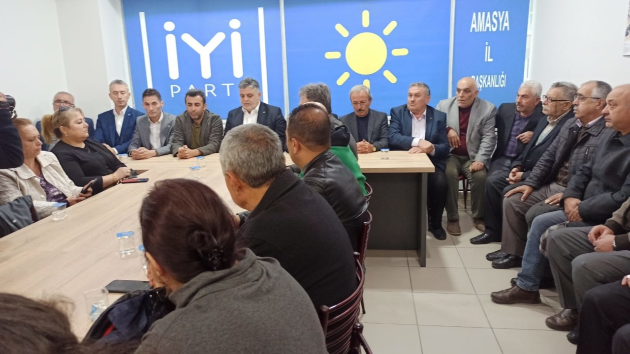 Amasya'da İYİ Parti'den 300 kişi istifa etti