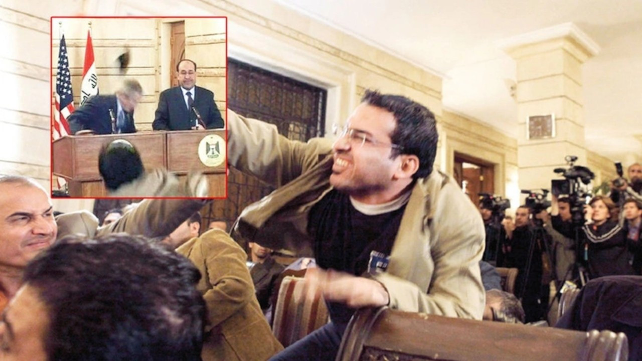 Bush’a ayakkabı fırlatan Iraklı gazeteci: 'Biden’a fırlatana hediye vereceğim'