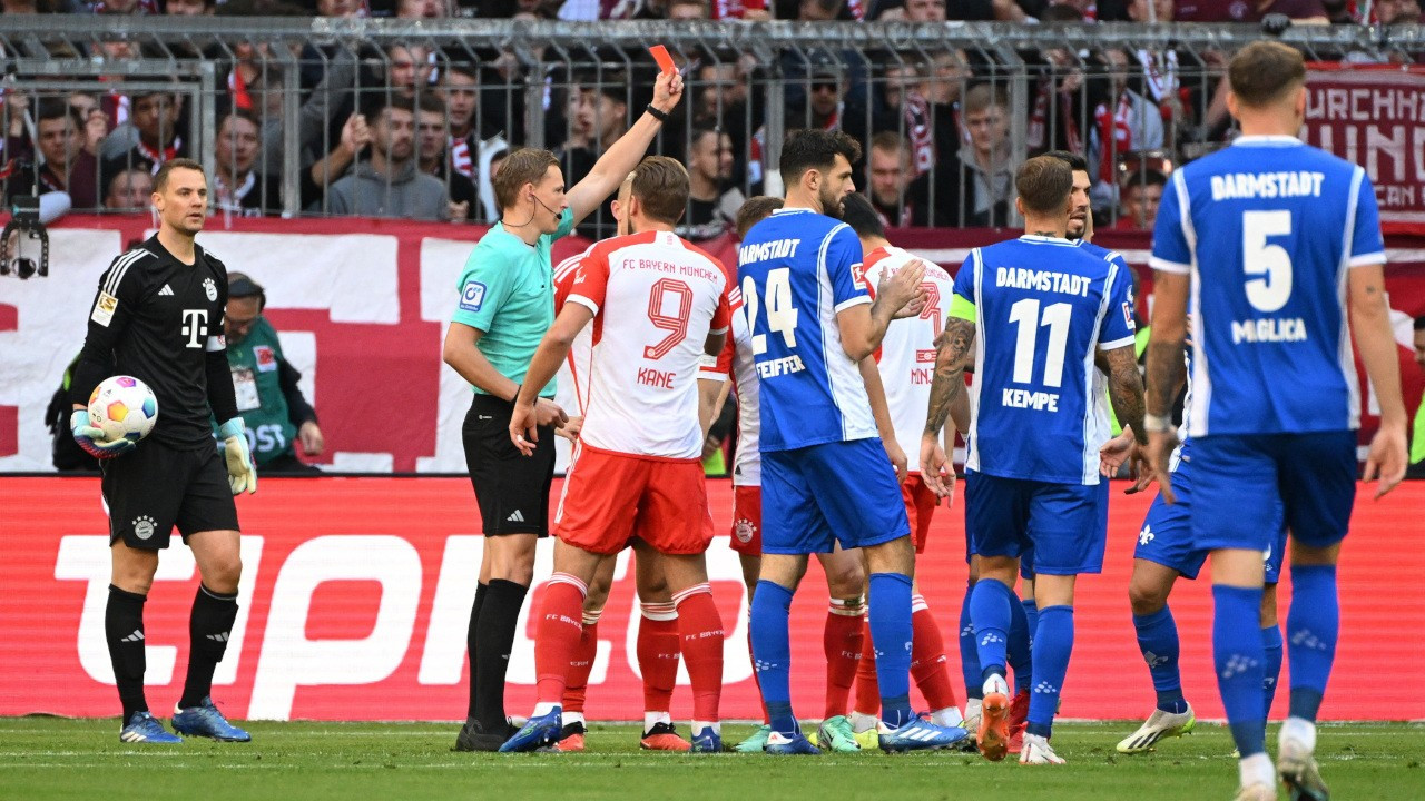 Bayern Münih farklı kazandı: 8 gol, 3 kırmızı kart