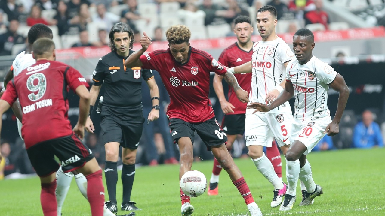 Beşiktaş Gaziantep'i 2 golle geçti