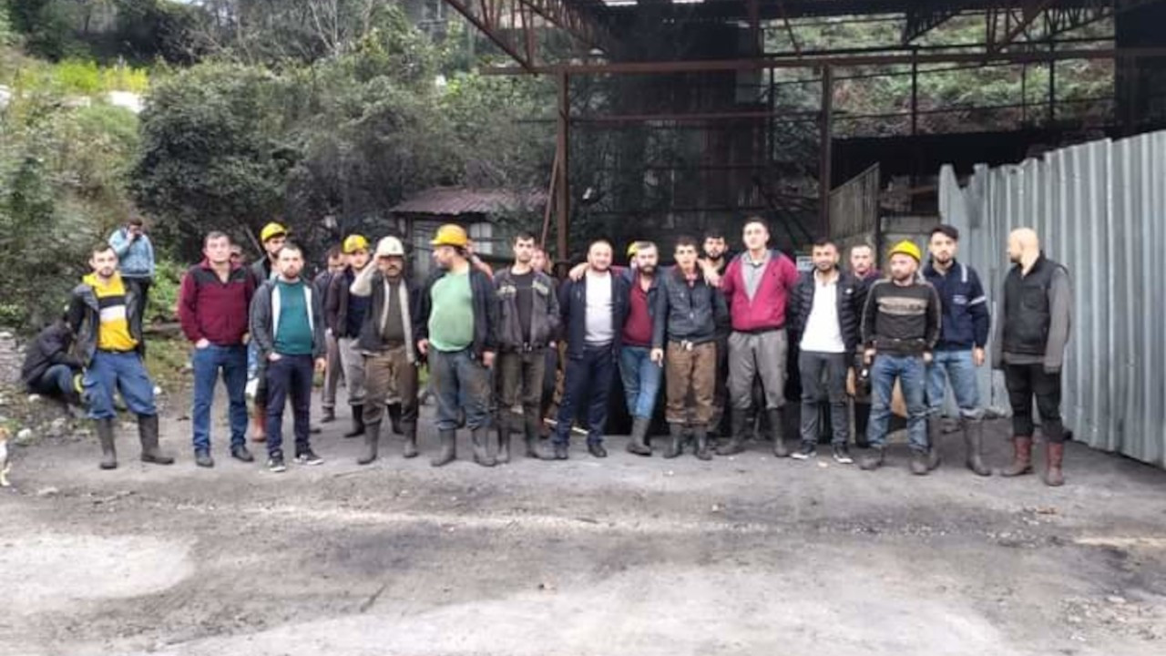 Zonguldak'ta maden ocağında grev