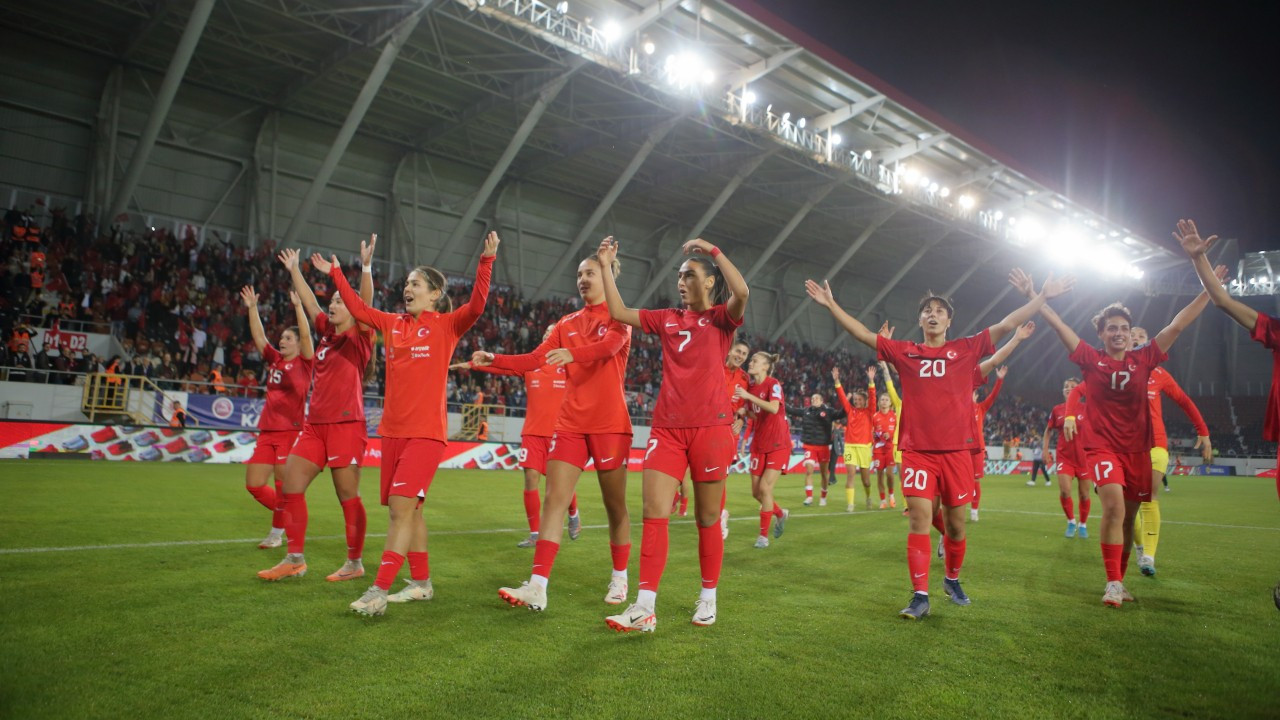 Türkiye A Milli Kadın Futbol Takımı, UEFA Uluslar B Ligi'ne yükseldi