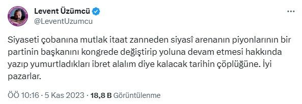 'Kurultayda seçim boyunca karda yürüyüp izini belli etmeyen tek kişi vardı' - Sayfa 2