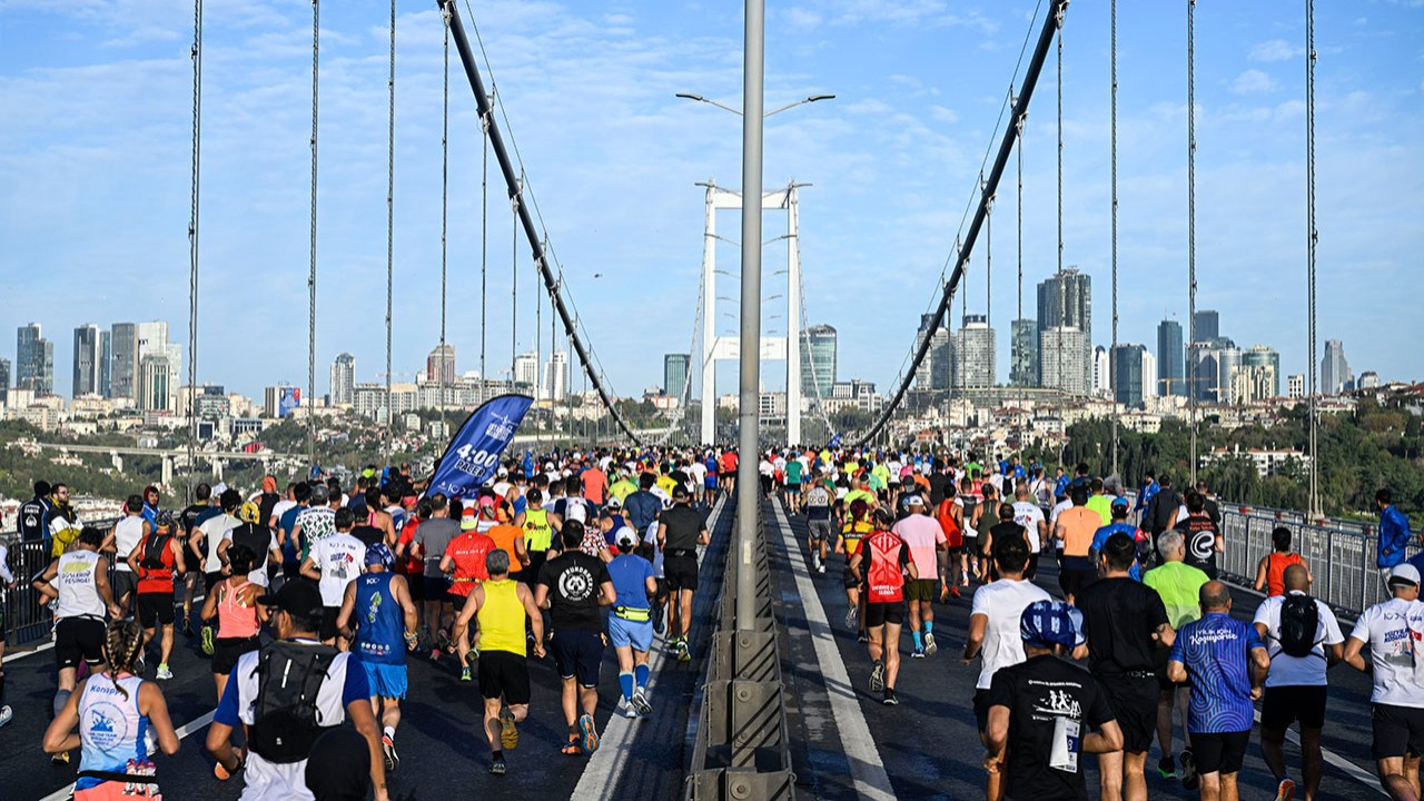 45'inci İstanbul Maratonu'ndan kareler
