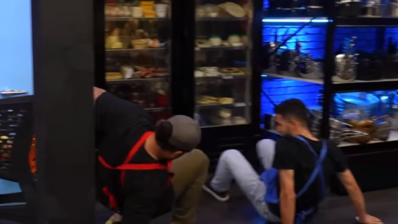 MasterChef'te markette kaza: Yarışmacılar yere düştü