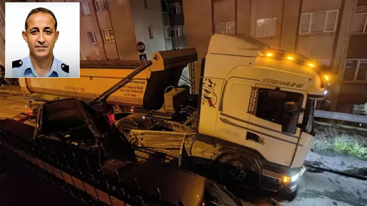 Maltepe'de görevdeyken kamyonun çarptığı polis hayatını kaybetti