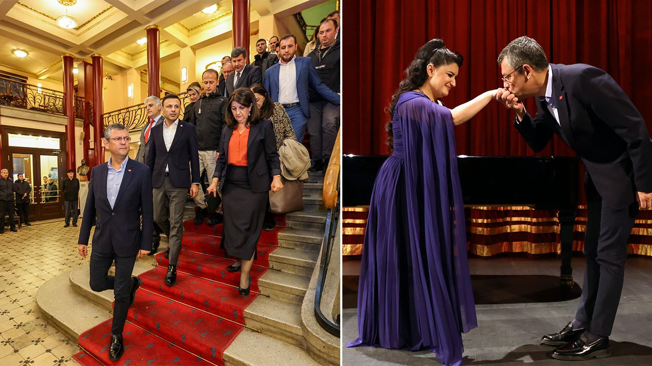 Özgür Özel ünlü Kürt soprano Pervîn Chakar'ın dinletisine katıldı