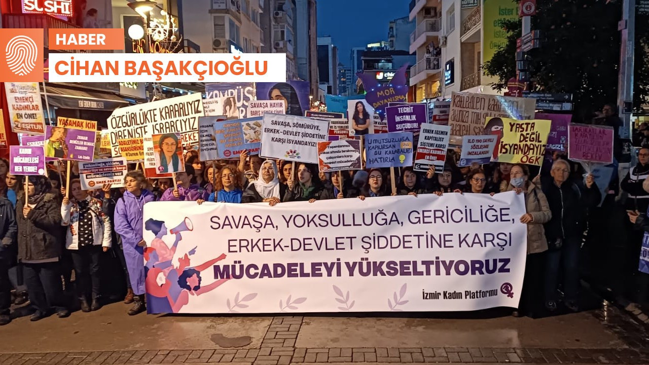 Kadınlar İzmir’de de sokaktaydı: Mirabellerden aldığımız güçle varız
