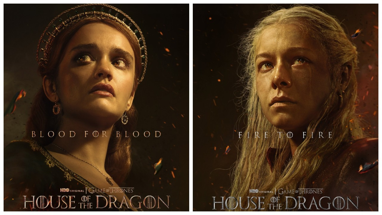 'House of the Dragon'ın ikinci sezonundan ilk posterler paylaşıldı
