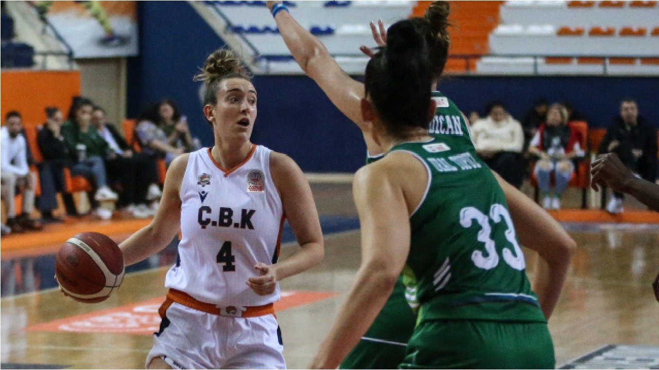 ING Kadınlar Basketbol Süper Ligi'nde Antalya-Hatay karşılaşması