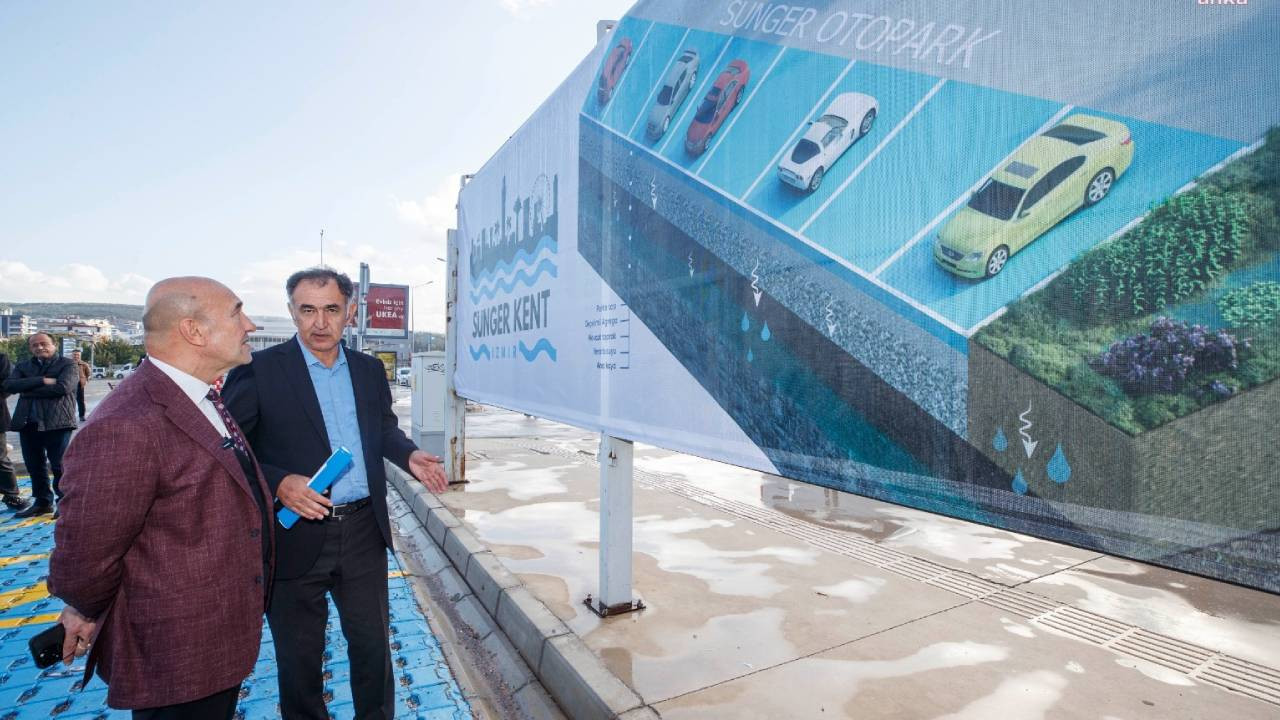Türkiye'nin ilk 'sünger otopark'ı İzmir'de: '6 bin metreküp su tasarrufu sağlanacak'