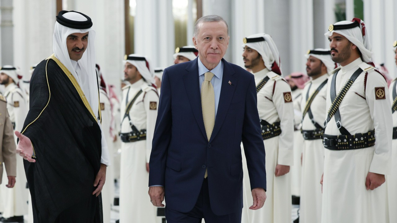 Erdoğan, Katar Emiri Al Sani ile Gazze'yi görüştü 