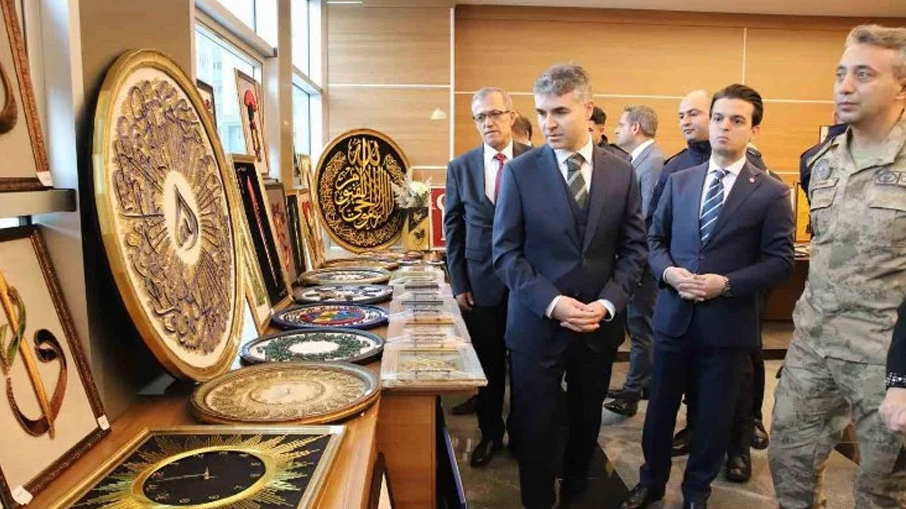 Tutuklu ve hükümlülerin el sanatları Antep Adliyesi'nde  sergileniyor