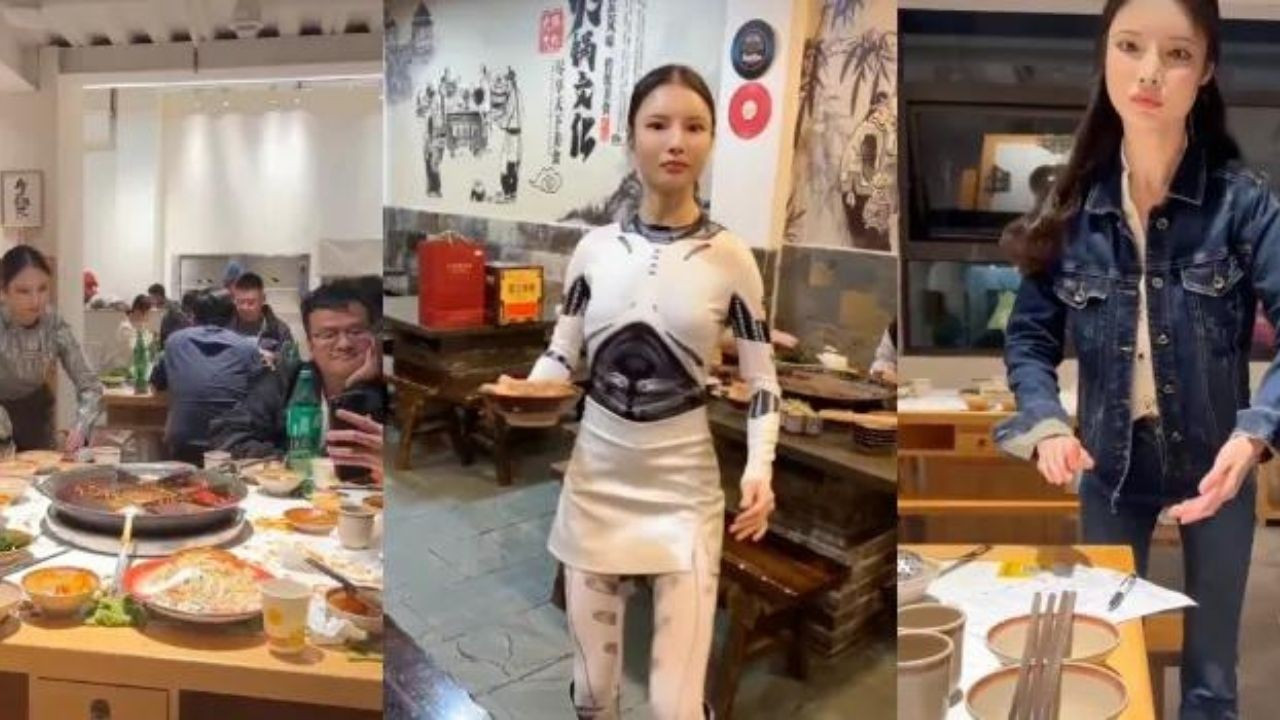 Çin'deki 'robot garson' dansçı çıktı