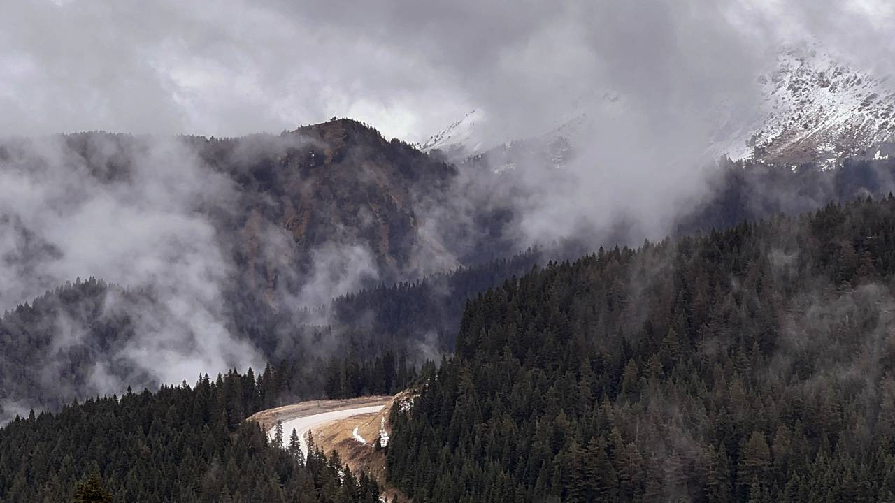 Ilgaz Dağı'nda etkili olan sis güzel görüntüler oluşturdu