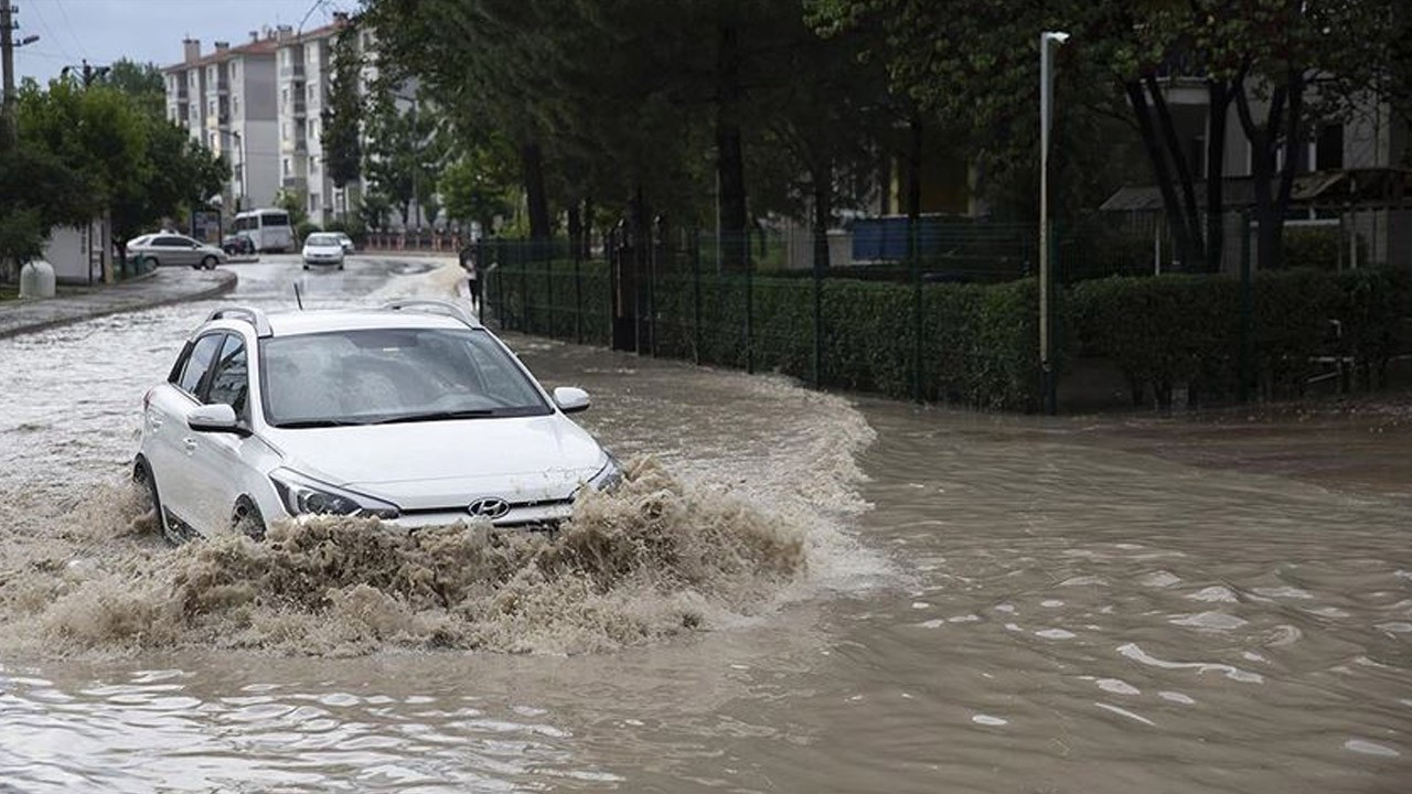 Sakarya'da sağanak yağış: Tarım arazileri su altında kaldı