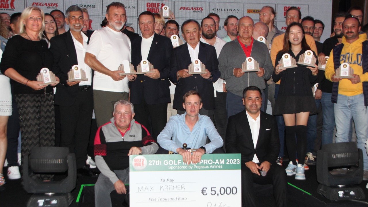 Golf turnuvası sona erdi: Antalya'da kazanan Max Kramer