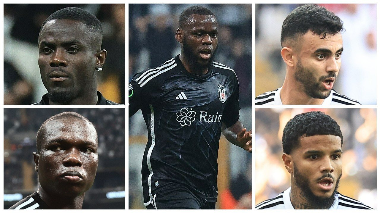 Beşiktaş'ta kadro dışı bırakılan 5 futbolcunun karnesi