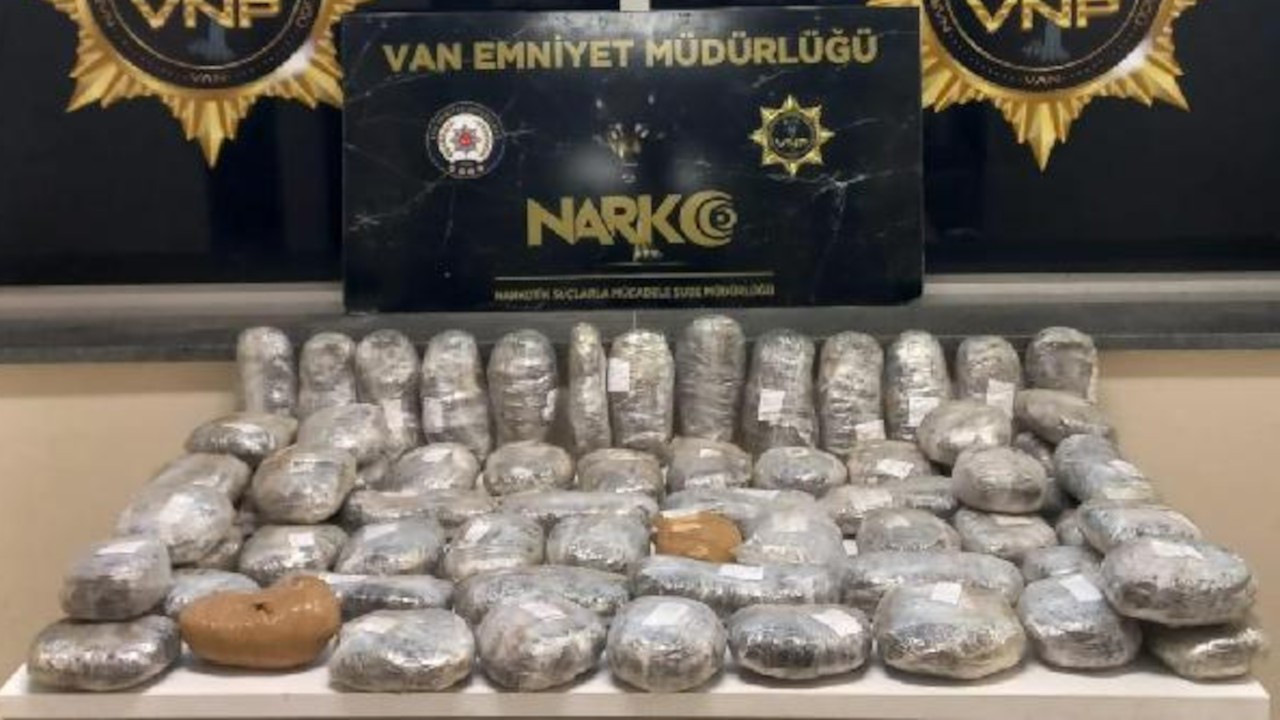 Van'da operasyon: 161 kilo uyuşturucu ele geçirildi