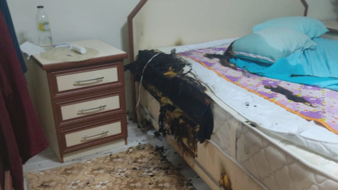 Kastamonu'da elektrikli battaniye patladı
