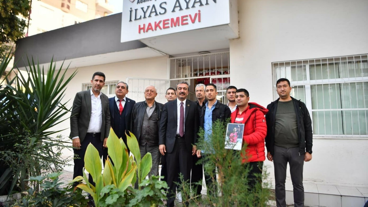 Çukurova Belediye Başkanı Çetin'den hakemlere 'geçmiş olsun' ziyareti