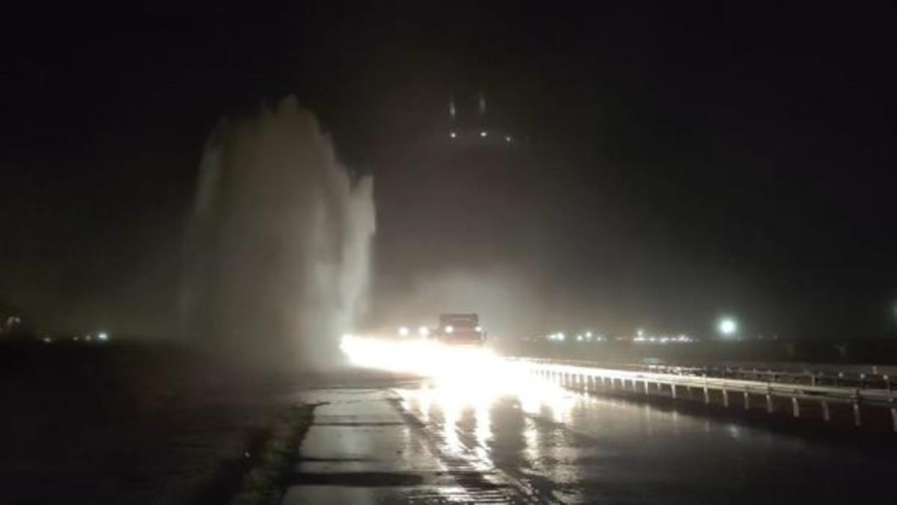 Nusaybin'de içme suyu boruları patladı