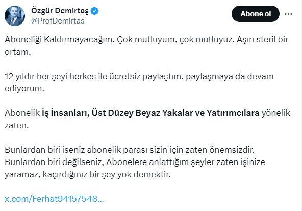 '5 milyon TL kazanıyor' iddiasına Özgür Demirtaş'tan yanıt - Sayfa 3