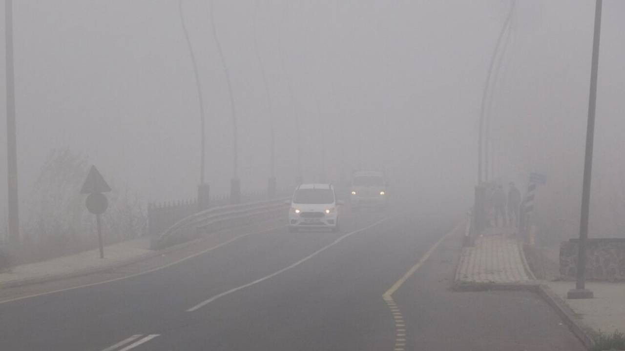 Diyarbakır'da sis ulaşımı olumsuz etkiledi