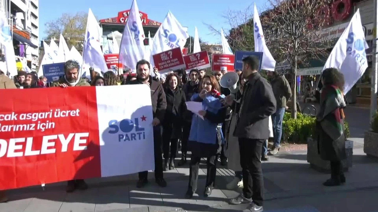 Sol Parti: Asgari ücrete yılda bir kez zam soygun demektir