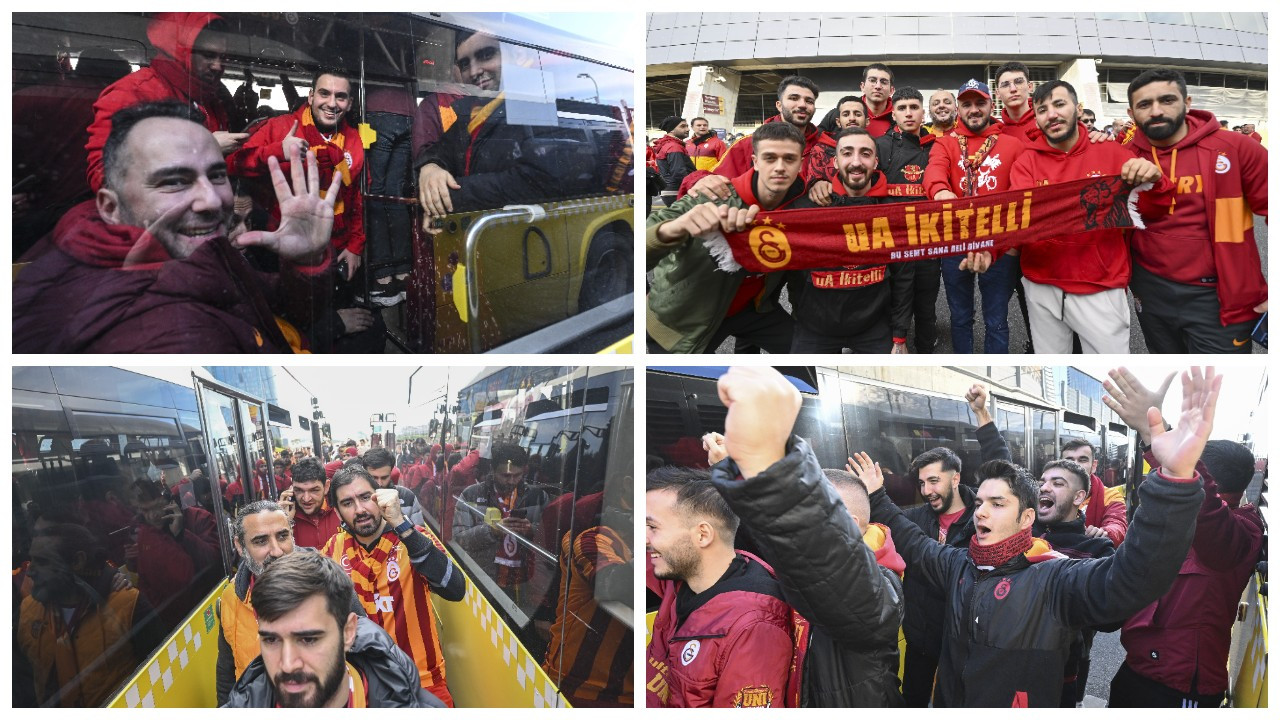 Galatasaray taraftarı derbi için 3 yıl 10 ay sonra Kadıköy'e gitti