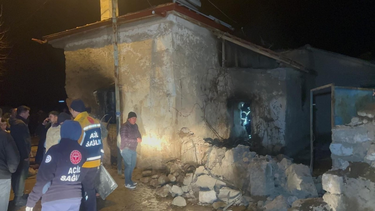 Aksaray'da yangın: 1 ölü, 1 yaralı