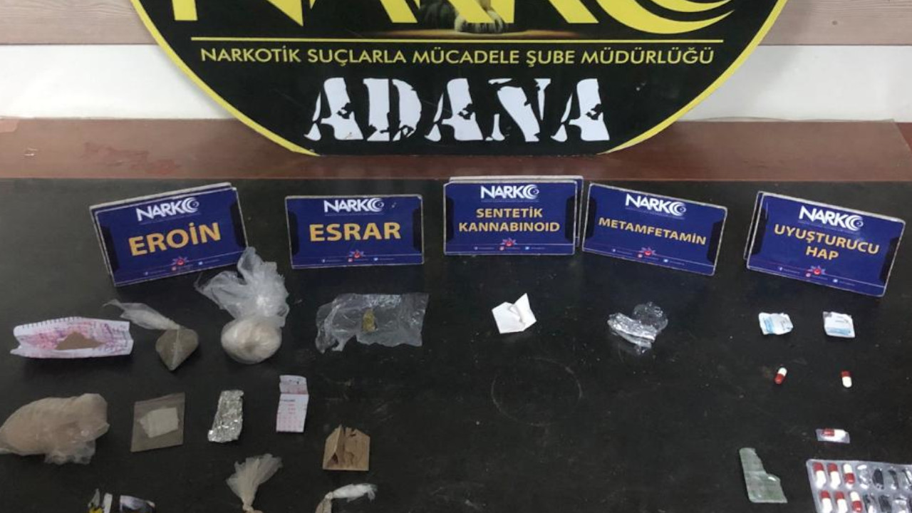 Adana'da uyuşturucu operasyonu: 3 tutuklama