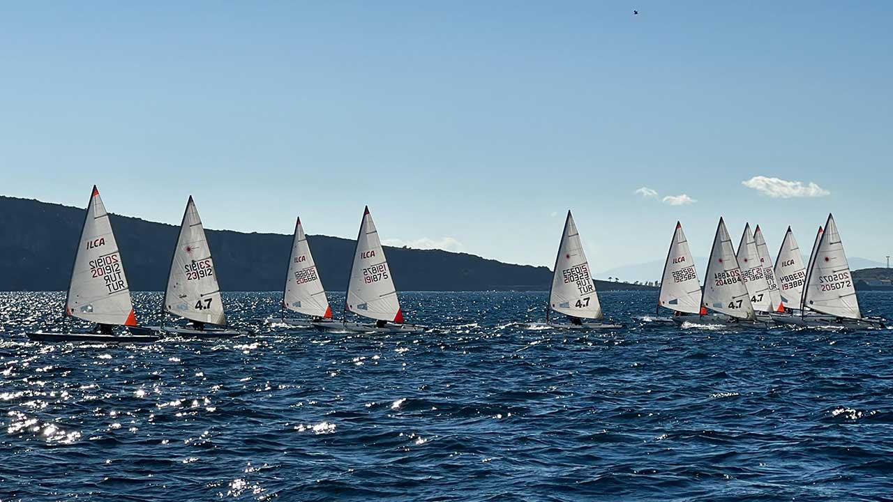 Foça, İzmir İl Birinciliği Yelken Yarışları'na ev sahipliği yaptı