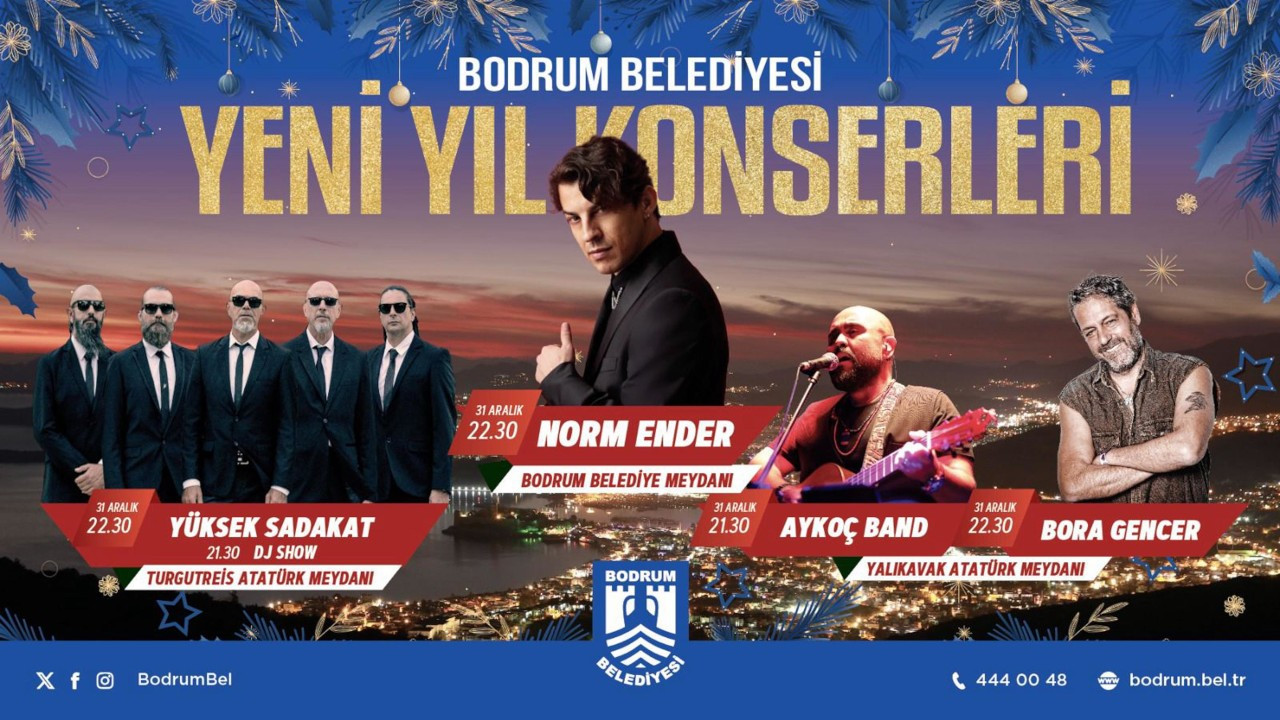 Bodrum'da belediyenin yılbaşı konserleri iptal edildi