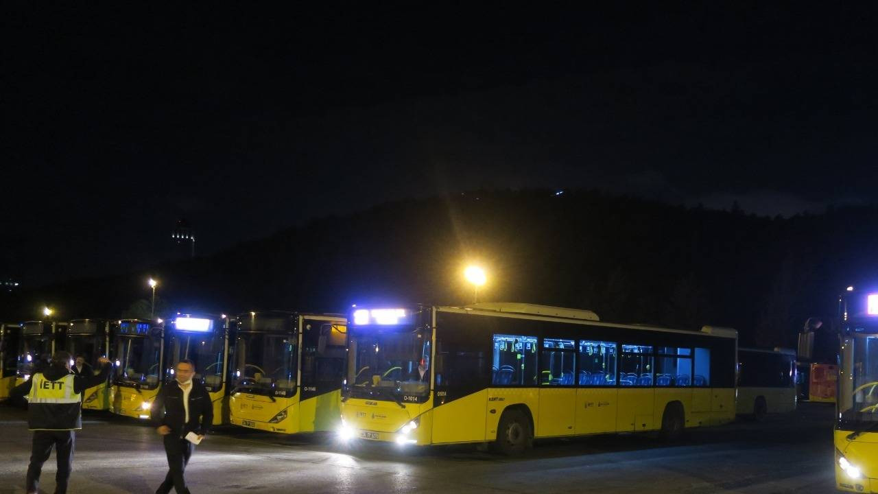 İBB, gece saatlerindeki otobüs seferlerinin sayısını artırdı