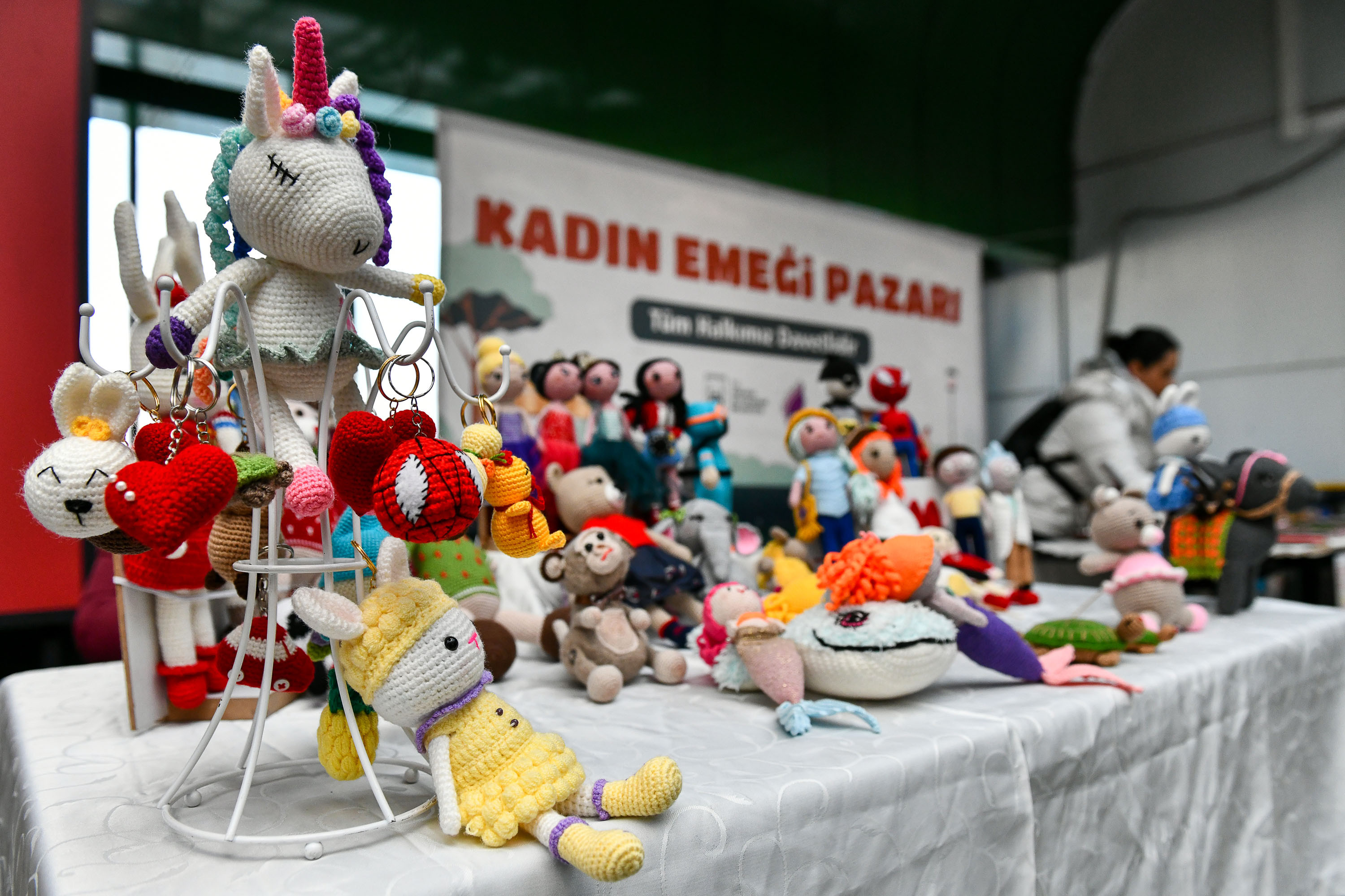 Ankara Büyükşehir Belediyesi AŞTİ'de 'Kadın emeği pazarı' kurdu