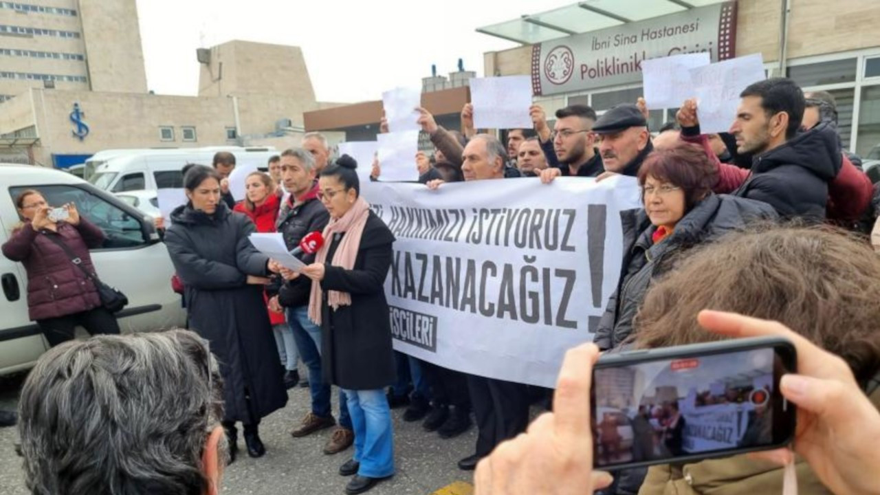 Ankara Üniversitesi Hastanesi'nde 72 işçi yılbaşı günü işten atıldı